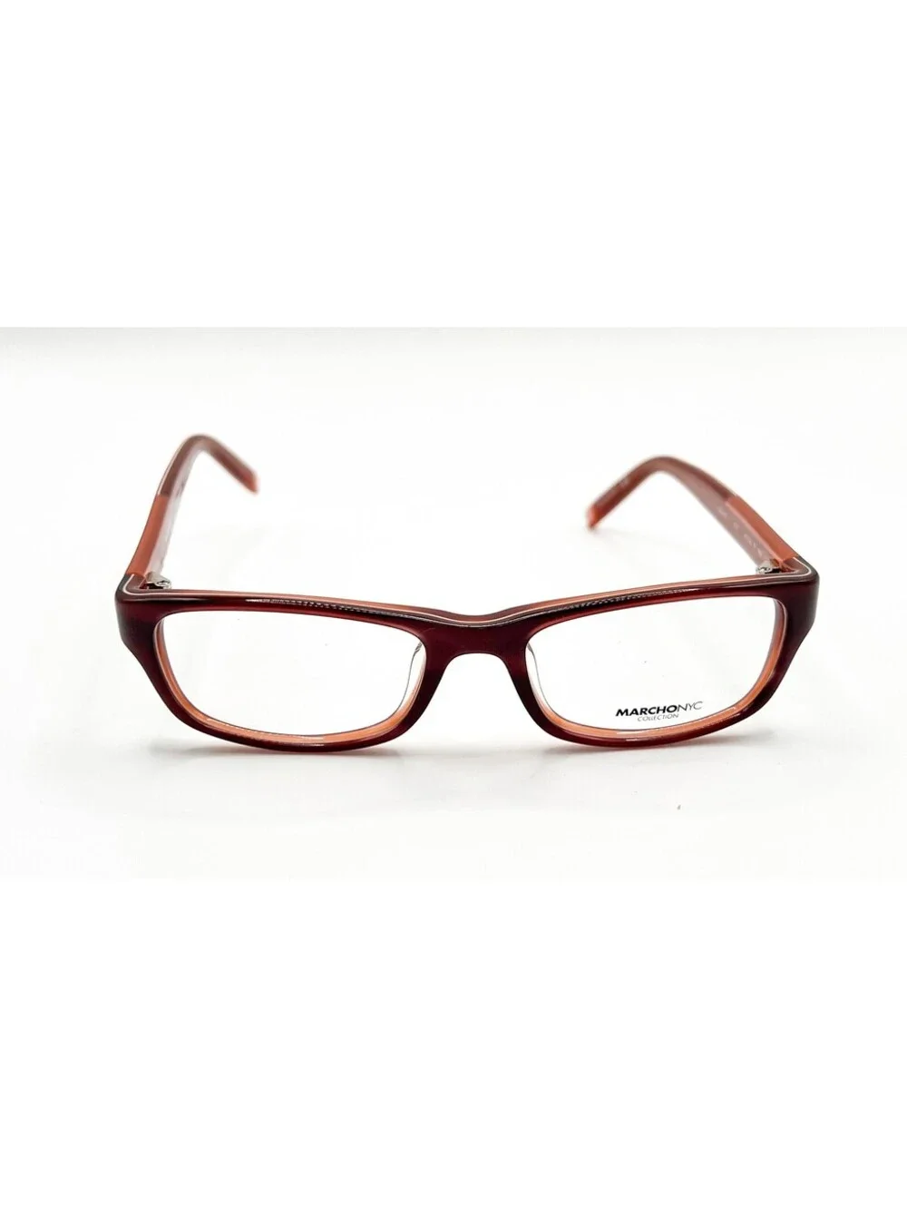 Marchon Nyc Grand 604 Dark Burgundy Authentic Eyeglasses 47-16-130